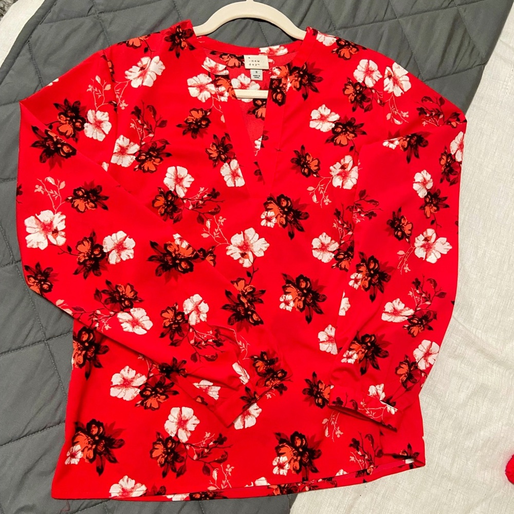 V neck blouse
